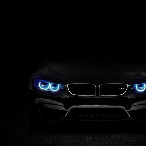 BMW M3 , Angel Eyes, Black background, Black/Dark, f80 m3 HD phone ...