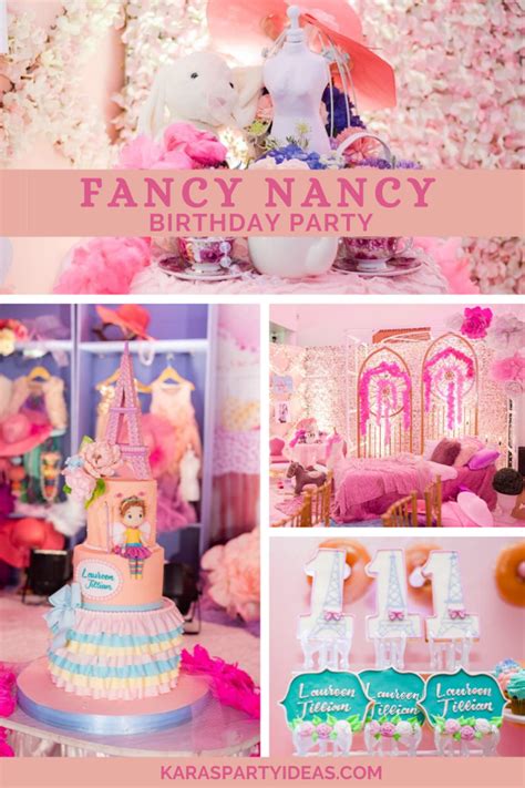 Kara's Party Ideas Fancy Nancy Birthday Party | Kara's Party Ideas