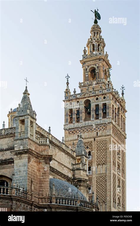 Seville Cathedral bell tower - Andalucia, Spain Stock Photo - Alamy