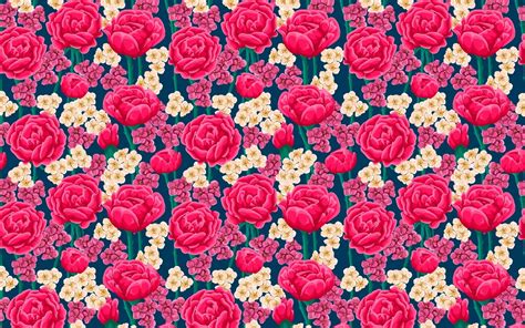Red, white and green abstract painting of Rose flowers HD wallpaper | Wallpaper Flare