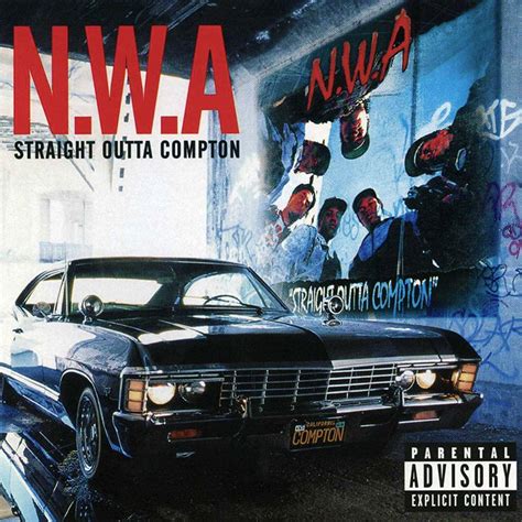 NWA Straight Outta Compton Music Cover Album Canvas | Etsy