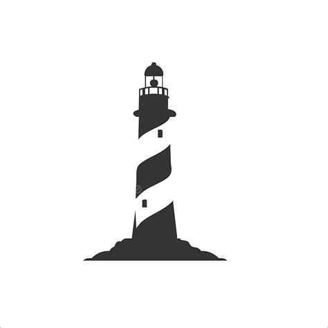 Lighthouse Silhouette PNG Free, Lighthouse Logo Design Vector, Sea ...