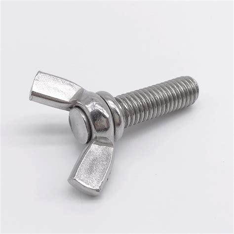 M5 Thumb Screws Wing Screws Metric Bolts Stainless Steel Pack 50 - WKOOA