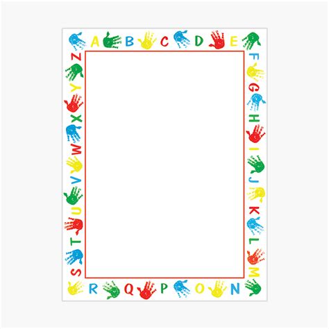 Alphabet Border Poster Board 18"x24" | TheRoyalStore