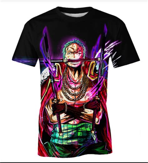 Roronoa Zoro The Massive Scars 3D Tshirt CHM – Tycloset™