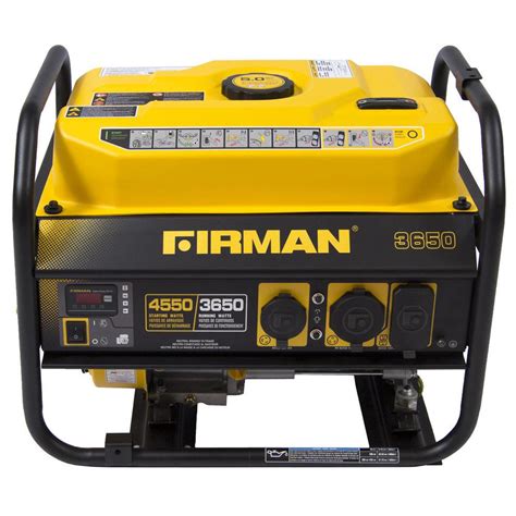 Firman 3650/4550-Watt Gas Powered Extended Run Time Portable Generator-P03606 - The Home Depot