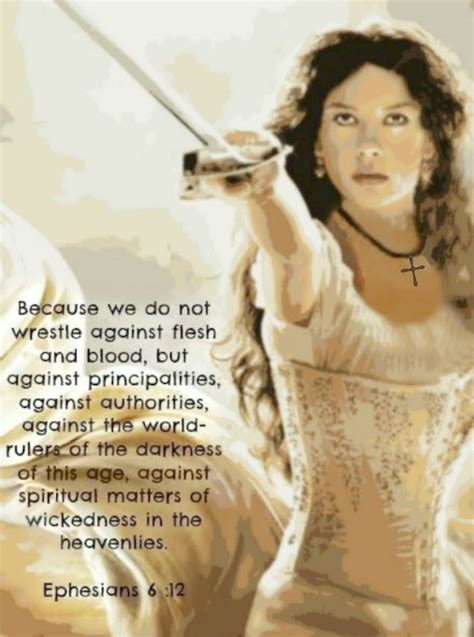 "We do not wrestle against flesh and blood..." Ephesians 6:12 | Christian warrior, Warrior woman ...