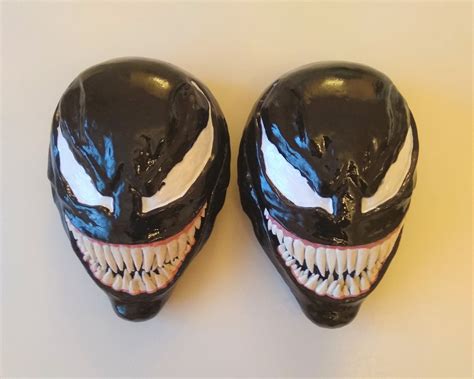 Black Symbiote VENOM MASK from Venom movie | Etsy