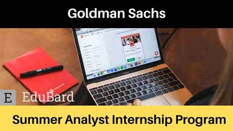 Goldman Sachs invited application for Summer Analyst Internship Program