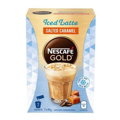 Nescafe Iced Latte, Salted Caramel, Instant Coffee Sachets – The Market ...