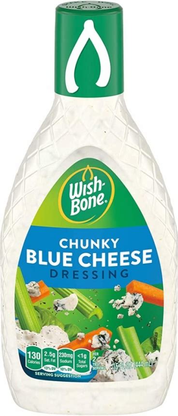 Wish-Bone Chunky Blue Cheese Salad Dressing 15fl oz 444ml WishBone Dressing - American Food Store