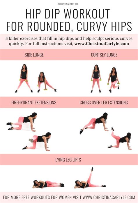 How to Get Rid of Hip Dips & The Best Hip Dip Workout | Best exercise for hips, Dip workout, Hip ...