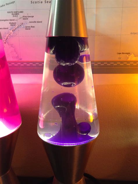 Eleven inch lava lamp. Purple wax, clear liquid. Cool Lava Lamps, Glitter Lamp, Handbag Display ...