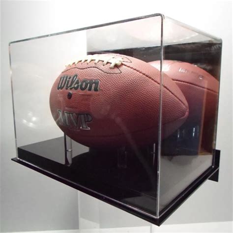 Wall Mounted Acrylic Soccer Ball Display Case,Custom Transparent Plexiglas Ball Display Stand ...