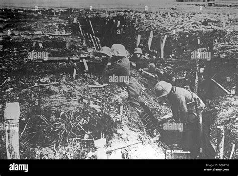 Trench warfare during First World War Stock Photo, Royalty Free Image ...