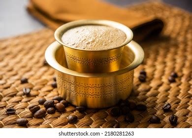 South Indian Filter Coffee Served Traditional Stock Photo 2180281263 ...