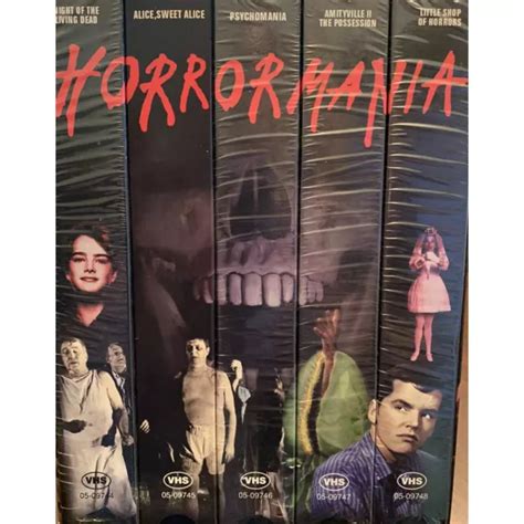 HORRORMANIA 5 COLLECTOR Series VHS Horror Movie Box Set Good Times 4 Sealed £41.23 - PicClick UK