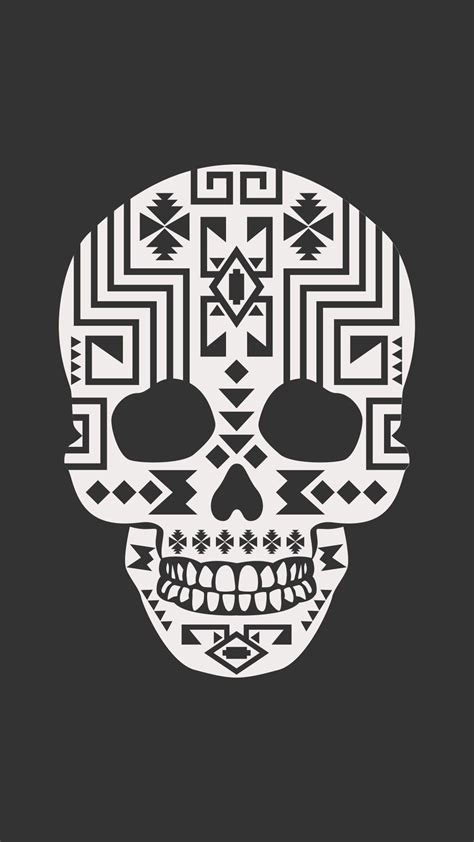 Skull Phone Wallpapers - Top Free Skull Phone Backgrounds - WallpaperAccess