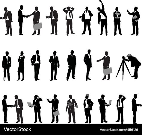 Business people Royalty Free Vector Image - VectorStock