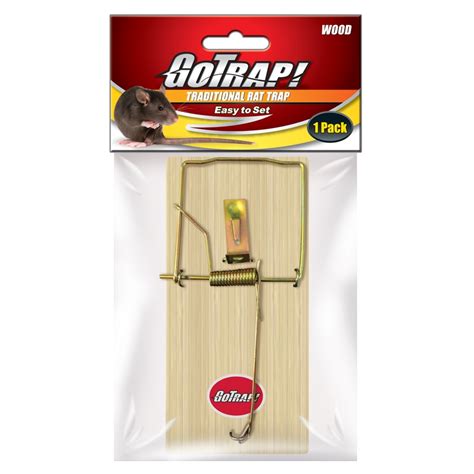 GoTrap Wooden Traditional Rat Trap | Bunnings Warehouse