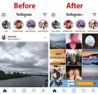 Instagram: Change News Feed Layout With Instagram