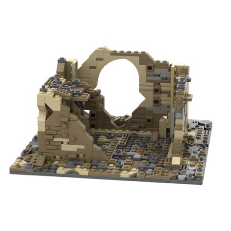 WWII War Ruins Military Scene Set | Medievalbrick