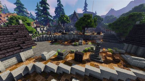 MEDIEVAL CEMETERY Minecraft Map