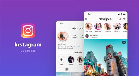 Instagram UI Screens – Free Figma Resources, Tools and Templates