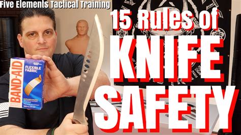 15 KNIFE SAFETY RULES - SAFE KNIFE HANDLING - KNIFE SAFETY 101 - KNIVES ...