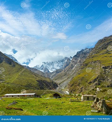 Summer Alps mountain stock image. Image of meadow, alpine - 153763317