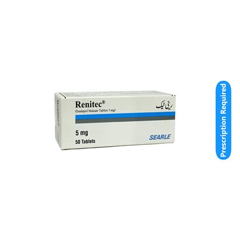 Renitec 5Mg - Rs.11.34 | mycare.lk - Sri Lanka.