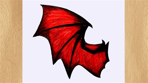 How to Draw a Dragon Wing I Dragon Wing Drawing Tutorial I Dragon ...