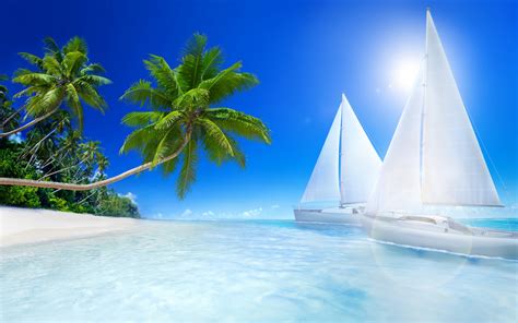 Tropical Beach Screensavers and Wallpaper - WallpaperSafari