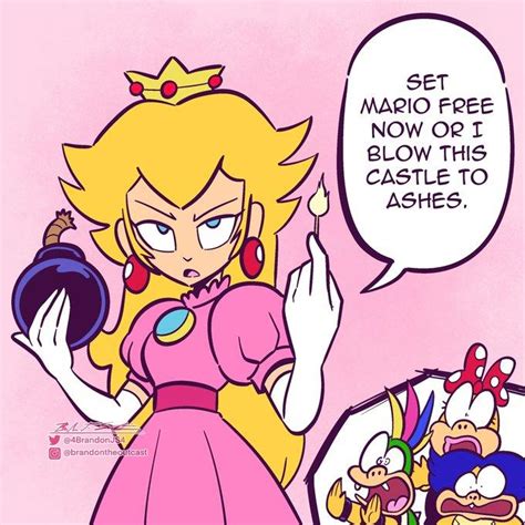 Super Mario Adventures comic Peach doesn't f--- around | Super Mario ...