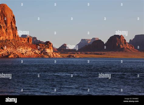 Lake Powell, sunset Stock Photo - Alamy