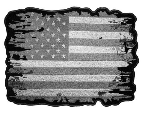Patriotic Subdued Distressed American Flag Embroidered Patch – Patriotic Military Patches