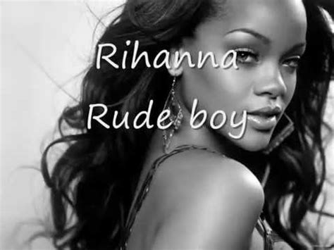 Rihanna - Rude boy (Lyrics) - YouTube