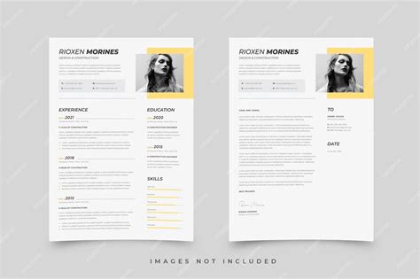 Premium Vector | Resume Template