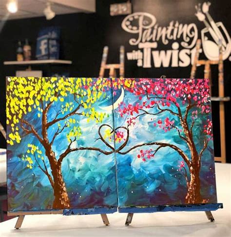 Painting with a Twist: How a Sip & Paint Studio Inspires Creativity & Romance for Couples ...