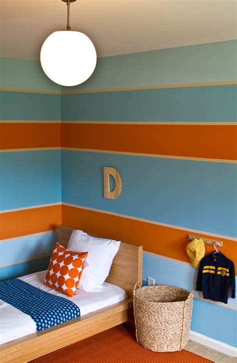 Orange & Blue Decor