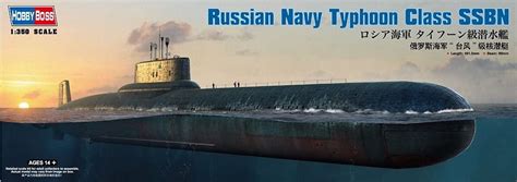 Buy Hobbyboss 1:350 Scale Russian Navy Typhoon Class SSBN Submarine Assembly Kit Online at ...