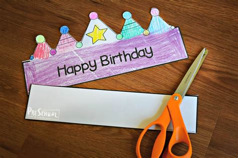 🎈 FREE Printable Birthday Hat Template for Kids