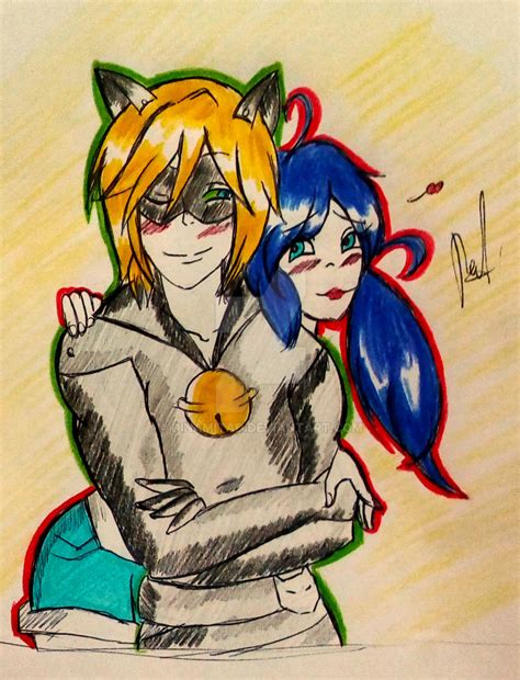 Hi Chat -Bridgette Miraculous Ladybug- by Dinamitad on DeviantArt