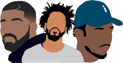 "Drake, J Cole, Kendrick Lamar" Stickers by Sam Gendelman | Redbubble