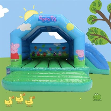 Peppa And George Pig Bouncy Castle Hire Boston Spalding Bouncy Castle ...