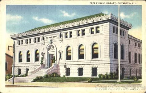 Elizabeth Public Library, 1912 | Elizabeth new jersey, History google ...