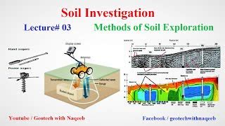 Soil Investigation Lecture# 02 | Basic Steps of Soil In... | Doovi