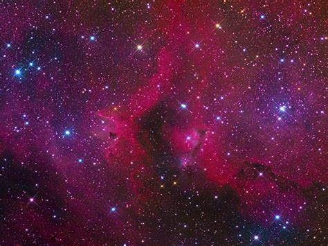 Sharpless 2-199 is an emission nebulae in Cassiopeia. The small emission nebula IC 1871 is ...