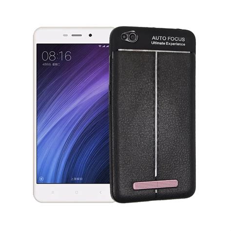 For Xiaomi Redmi 5A Cases Business Style Soft Silicone Fitted Back Cover Plain Shockproof Mobile ...