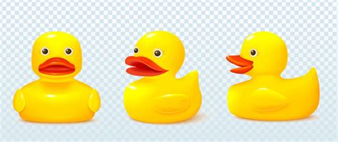 Rubber Duck Realistic Vector Images (79)